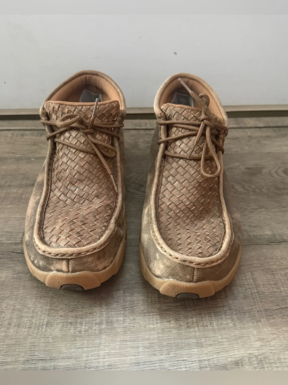Twisted X chukka driver moccasins tan brown men’s size 11.5
